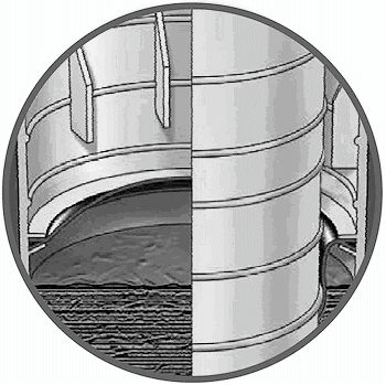 Mud-Exclusion Diaphragms